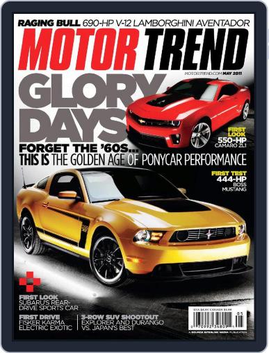 MotorTrend May 1st, 2011 Digital Back Issue Cover