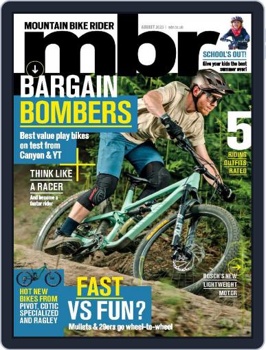 Mountain Bike Rider August 1st, 2023 Digital Back Issue Cover