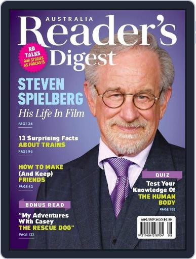 Readers Digest Australia August 1st, 2023 Digital Back Issue Cover