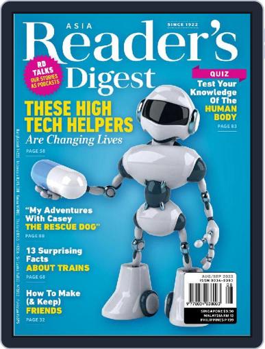 Reader’s Digest Asia (English Edition) August 1st, 2023 Digital Back Issue Cover
