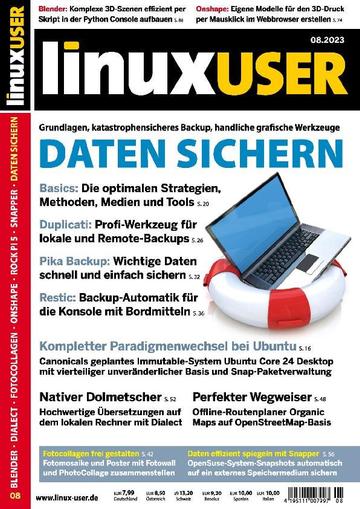 LinuxUser July 20th, 2023 Digital Back Issue Cover
