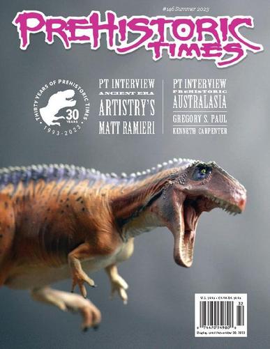 Prehistoric Times July 5th, 2023 Digital Back Issue Cover