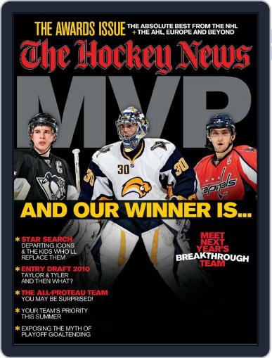 The Hockey News May 10th, 2010 Digital Back Issue Cover