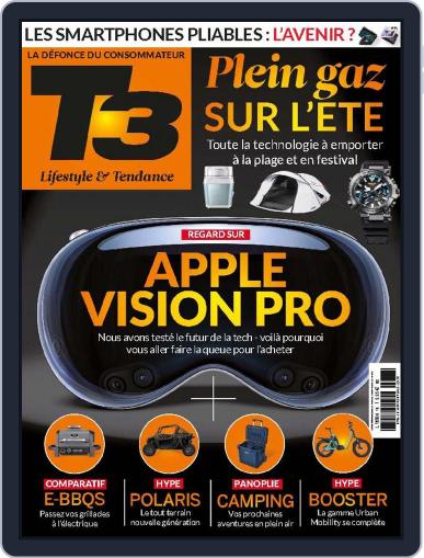T3 Gadget Magazine France July 1st, 2023 Digital Back Issue Cover