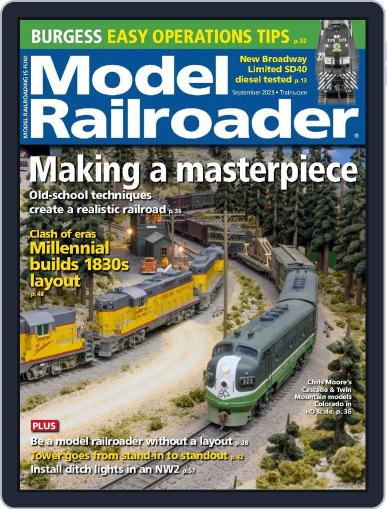 Model Railroader September 1st, 2023 Digital Back Issue Cover