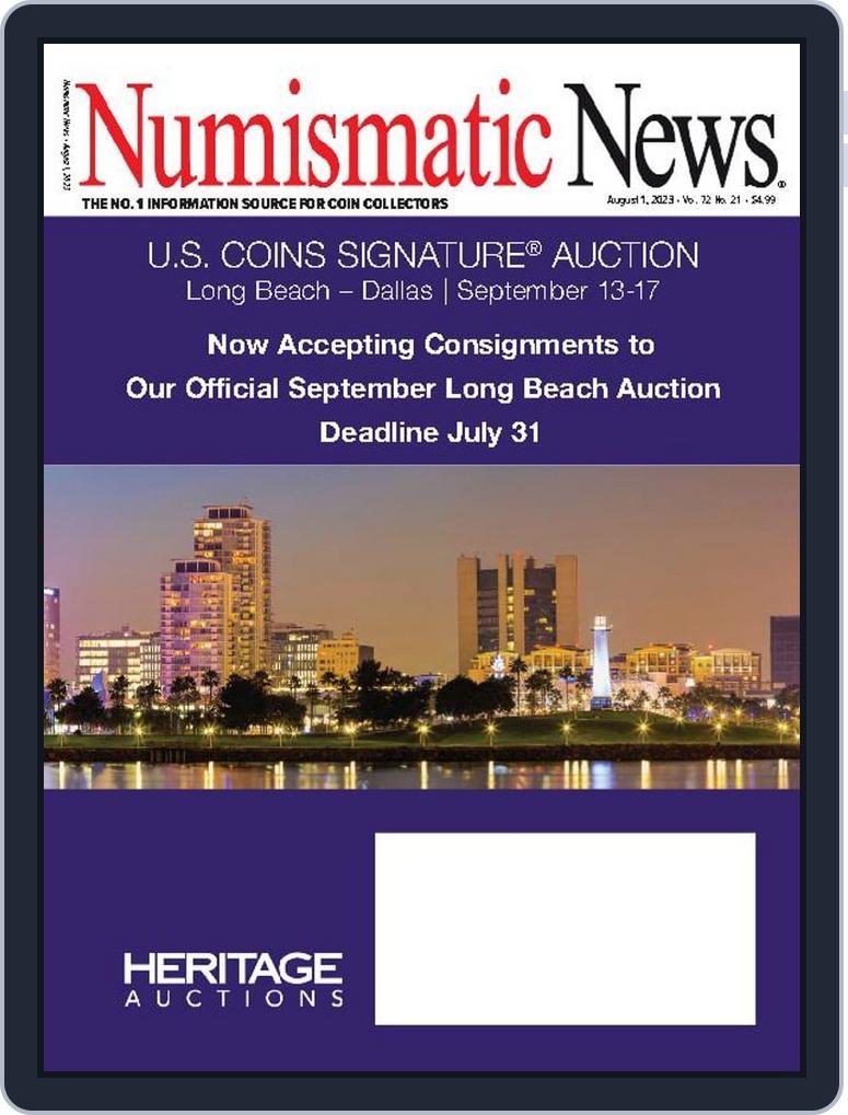 Numismatic News (Digital) Subscription                    August 1st, 2023 Issue