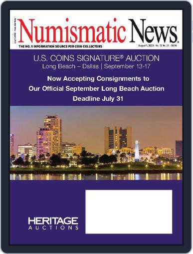 Numismatic News August 1st, 2023 Digital Back Issue Cover