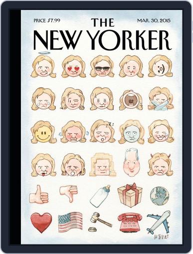The New Yorker March 23rd, 2015 Digital Back Issue Cover