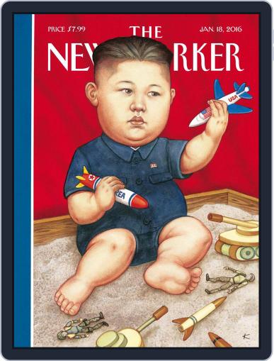 The New Yorker January 18th, 2016 Digital Back Issue Cover