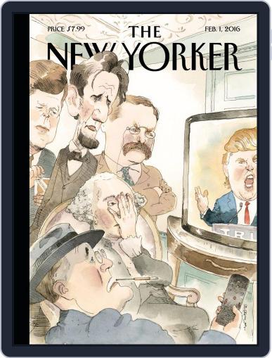 The New Yorker January 25th, 2016 Digital Back Issue Cover