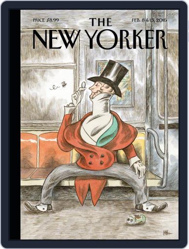 The New Yorker February 1st, 2016 Digital Back Issue Cover