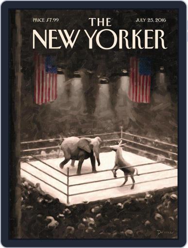 The New Yorker July 18th, 2016 Digital Back Issue Cover