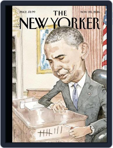 The New Yorker November 28th, 2016 Digital Back Issue Cover