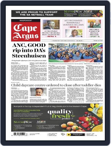Cape Argus July 27th, 2023 Digital Back Issue Cover