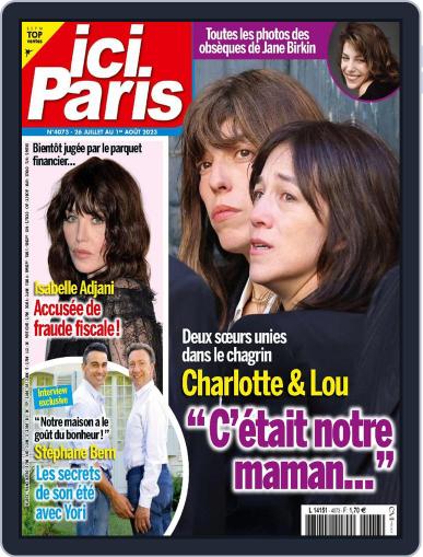 Ici Paris July 26th, 2023 Digital Back Issue Cover