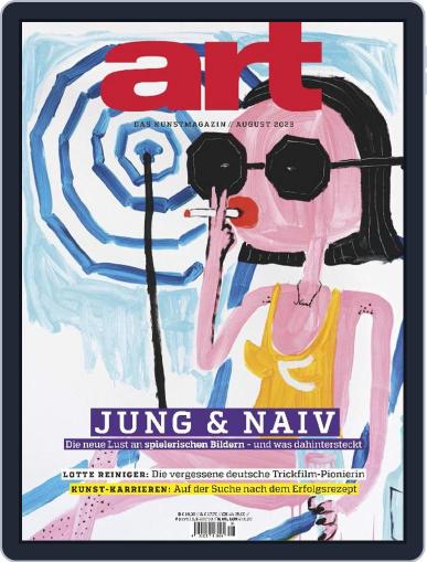 art Magazin August 1st, 2023 Digital Back Issue Cover