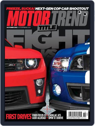 MotorTrend October 1st, 2012 Digital Back Issue Cover