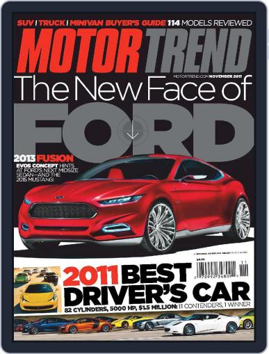 MotorTrend November 1st, 2011 Digital Back Issue Cover