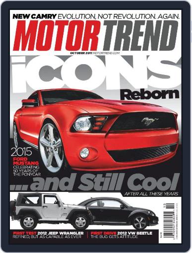 MotorTrend October 1st, 2011 Digital Back Issue Cover