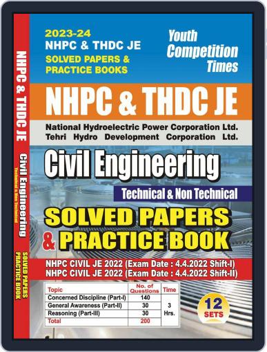 2023-24 NHPC & THDC JE Civil Engineering Digital Back Issue Cover
