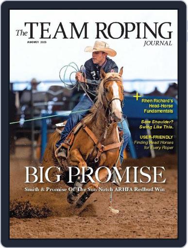 The Team Roping Journal August 1st, 2023 Digital Back Issue Cover