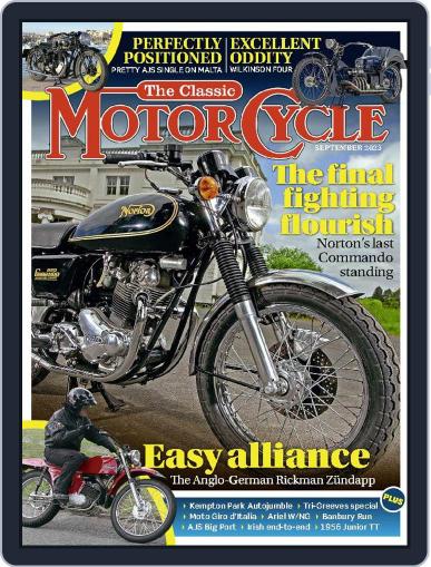 The Classic MotorCycle September 1st, 2023 Digital Back Issue Cover