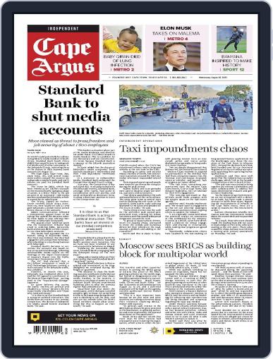 Cape Argus August 2nd, 2023 Digital Back Issue Cover