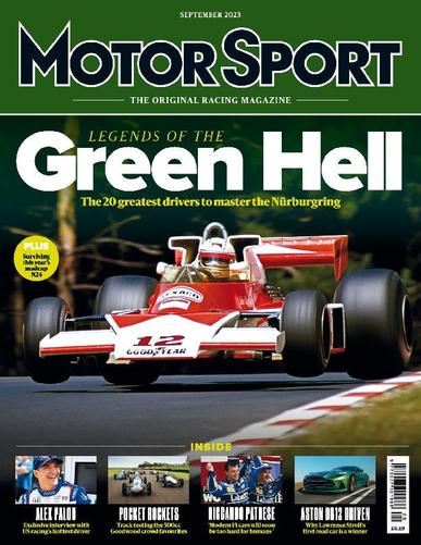 Motor sport August 2nd, 2023 Digital Back Issue Cover