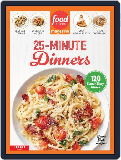 Food Network 25-Minute Meals July 25th, 2023 Digital Back Issue Cover