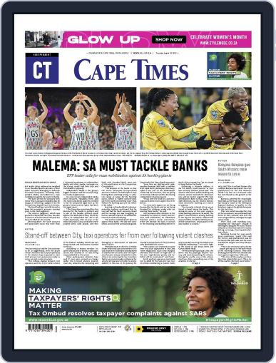 Cape Times August 3rd, 2023 Digital Back Issue Cover