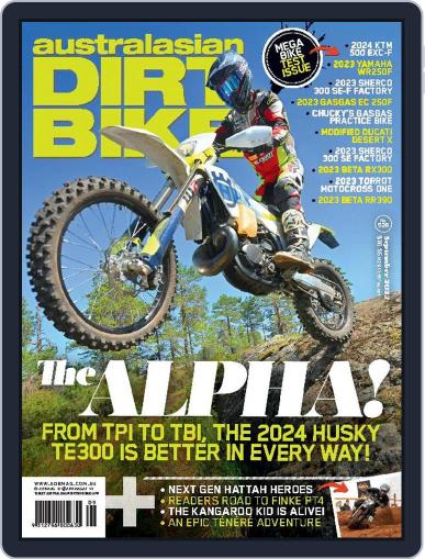 Australasian Dirt Bike September 1st, 2023 Digital Back Issue Cover