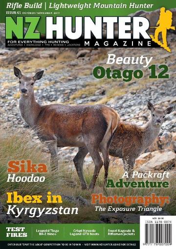 NZ Hunter October 1st, 2017 Digital Back Issue Cover