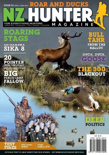 NZ Hunter April 1st, 2017 Digital Back Issue Cover