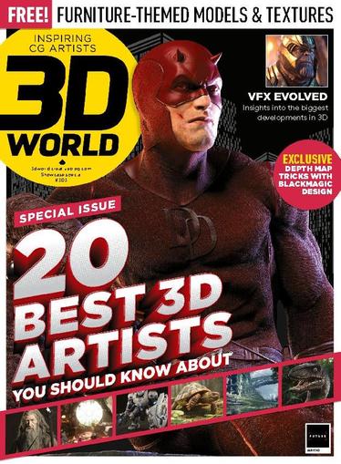 3D World October 1st, 2023 Digital Back Issue Cover