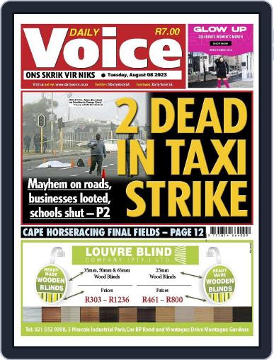 Daily Voice August 8th, 2023 Digital Back Issue Cover