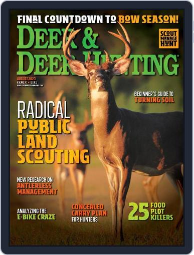 Deer & Deer Hunting August 1st, 2023 Digital Back Issue Cover