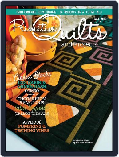 Primitive Quilts And Projects August 8th, 2023 Digital Back Issue Cover