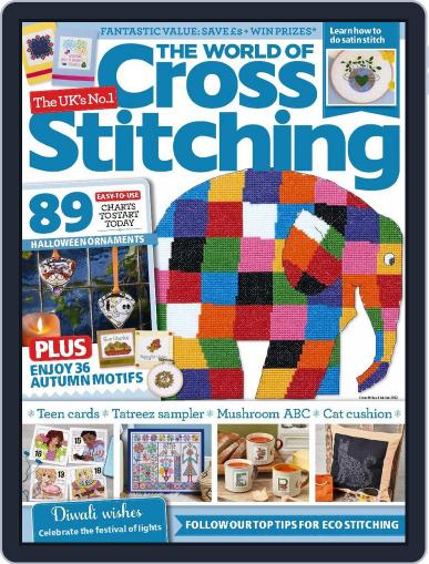 The World of Cross Stitching October 1st, 2023 Digital Back Issue Cover