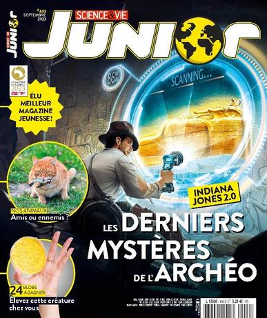 Science & Vie Junior August 9th, 2023 Digital Back Issue Cover