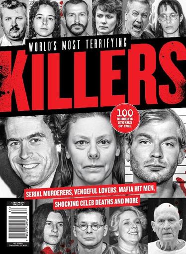 World's Most Terrifying Killers August 1st, 2023 Digital Back Issue Cover