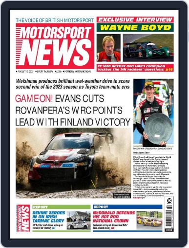 Motorsport News August 10th, 2023 Digital Back Issue Cover