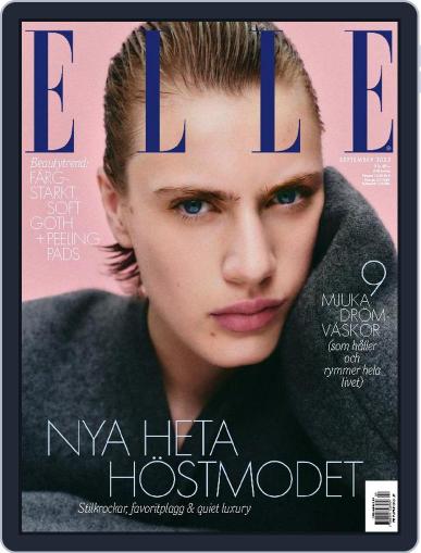 ELLE Sverige September 1st, 2023 Digital Back Issue Cover