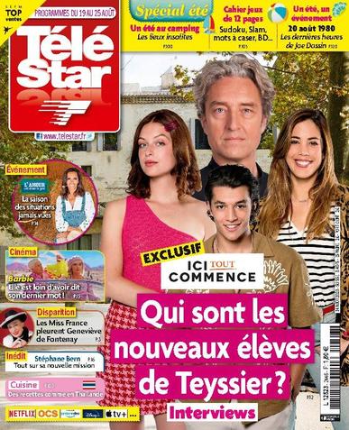 Télé Star August 14th, 2023 Digital Back Issue Cover