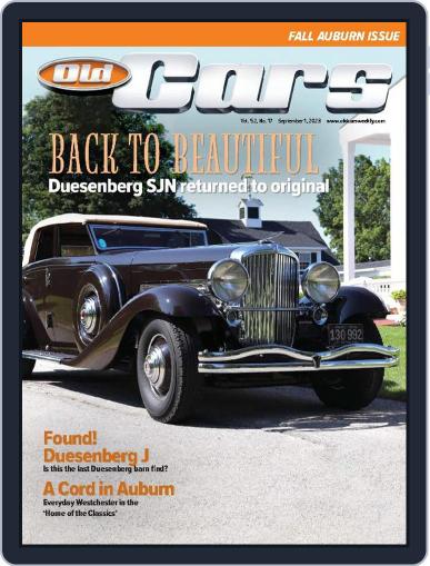 Old Cars Weekly September 1st, 2023 Digital Back Issue Cover