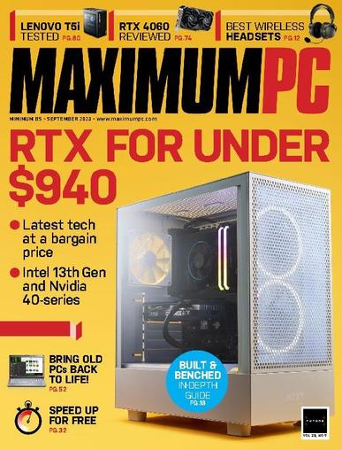 Maximum PC September 1st, 2023 Digital Back Issue Cover