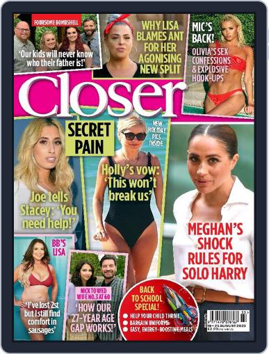 Closer August 19th, 2023 Digital Back Issue Cover