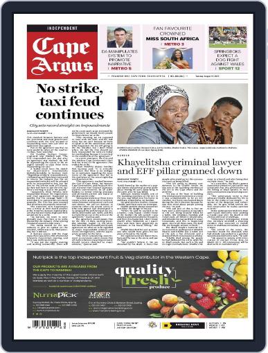 Cape Argus August 15th, 2023 Digital Back Issue Cover