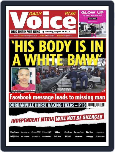 Daily Voice August 15th, 2023 Digital Back Issue Cover