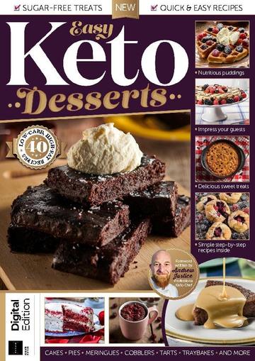 Easy Keto Desserts August 8th, 2023 Digital Back Issue Cover
