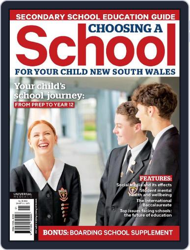 Choosing A School For Your Child Nsw August 2nd, 2022 Digital Back Issue Cover